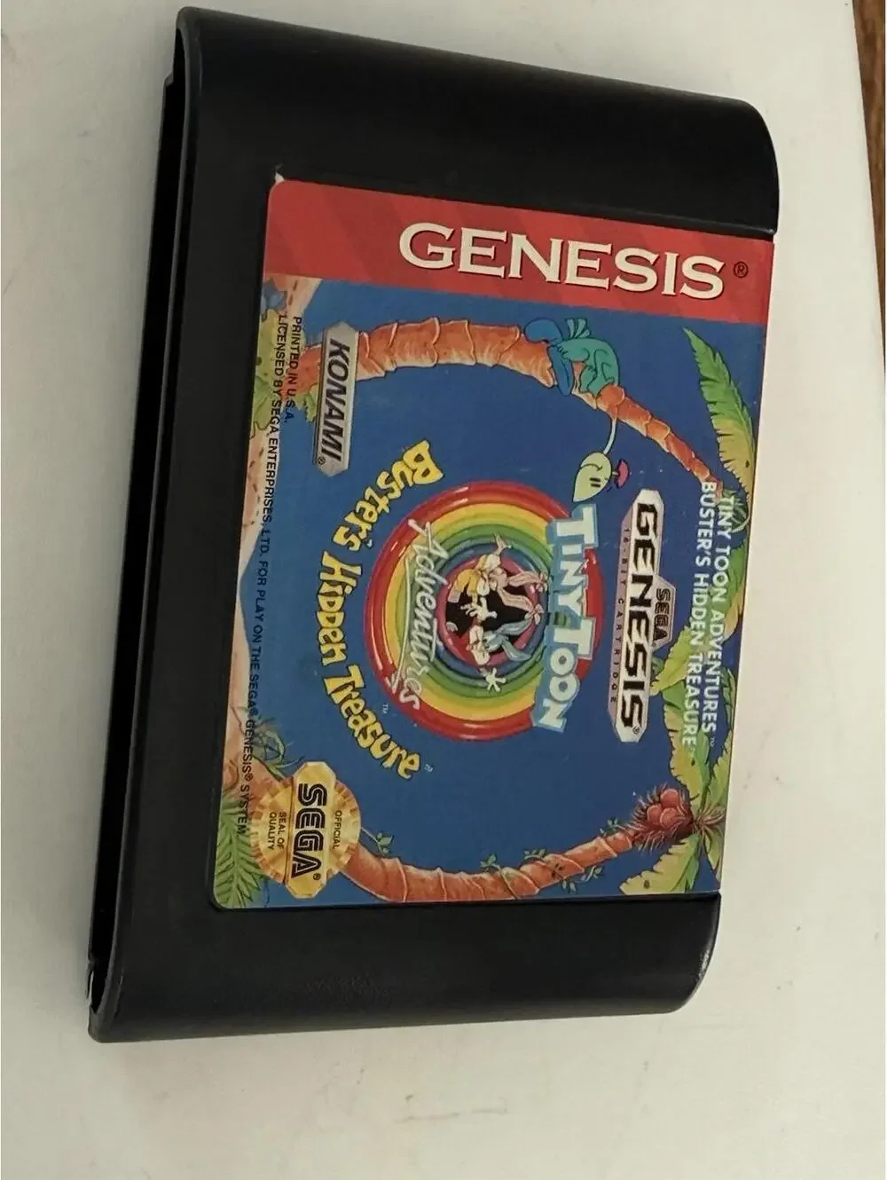 Sega Genesis Tiny Toon Adventures Buster's Hidden Treasure Game Only VTG